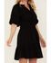 Image #3 - Velvet Heart Women's Tencel Short Sleeve Mini Dress, Black, hi-res