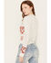 Image #4 - Wrangler Retro Women's Longhorn Horseshoe Long Sleeve Sweater, White, hi-res