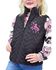 Image #2 - Cowgirl Hardware Girls' Rodeo Quilted Vest, Black, hi-res