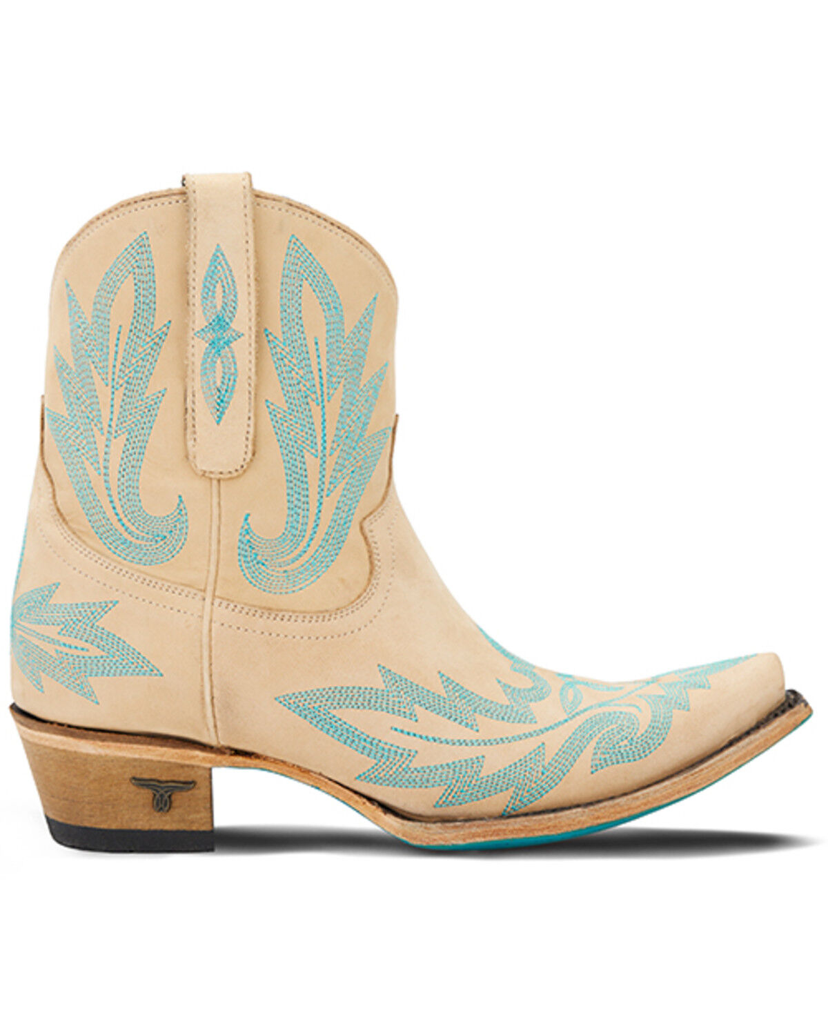 Image #2 - Lane Women's Lexington Western Booties - Snip Toe, Sand, hi-res
