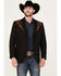 Image #1 - Scully Men's Gunfighter Embroidered Sportcoat, Black, hi-res