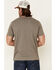 Image #4 - North River Men's Solid Slub Short Sleeve T-Shirt, Grey, hi-res