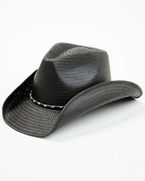 Image #1 - Cody James Jamboree Straw Cowboy Hat  , Black, hi-res