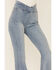 Image #2 - Free People Women's Venice Beach Flare Jeans, Blue, hi-res