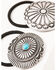 Image #3 - Idyllwind Women's Ember Concho Hair Tie Set - 2 Piece, Silver, hi-res