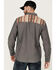 Image #4 - Moonshine Spirit Men's Highway Southwestern Yoke Long Sleeve Snap Western Shirt, Navy, hi-res