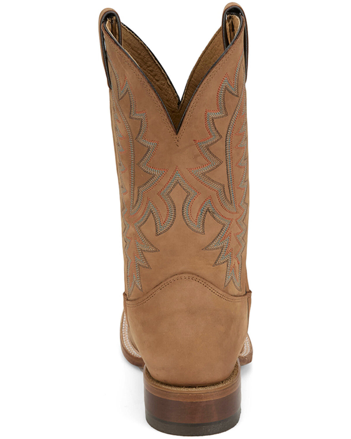 Image #5 - Justin Men's Rancho Western Boots - Broad Square Toe, Tan, hi-res