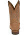 Image #5 - Justin Men's Rancho Western Boots - Broad Square Toe, Tan, hi-res