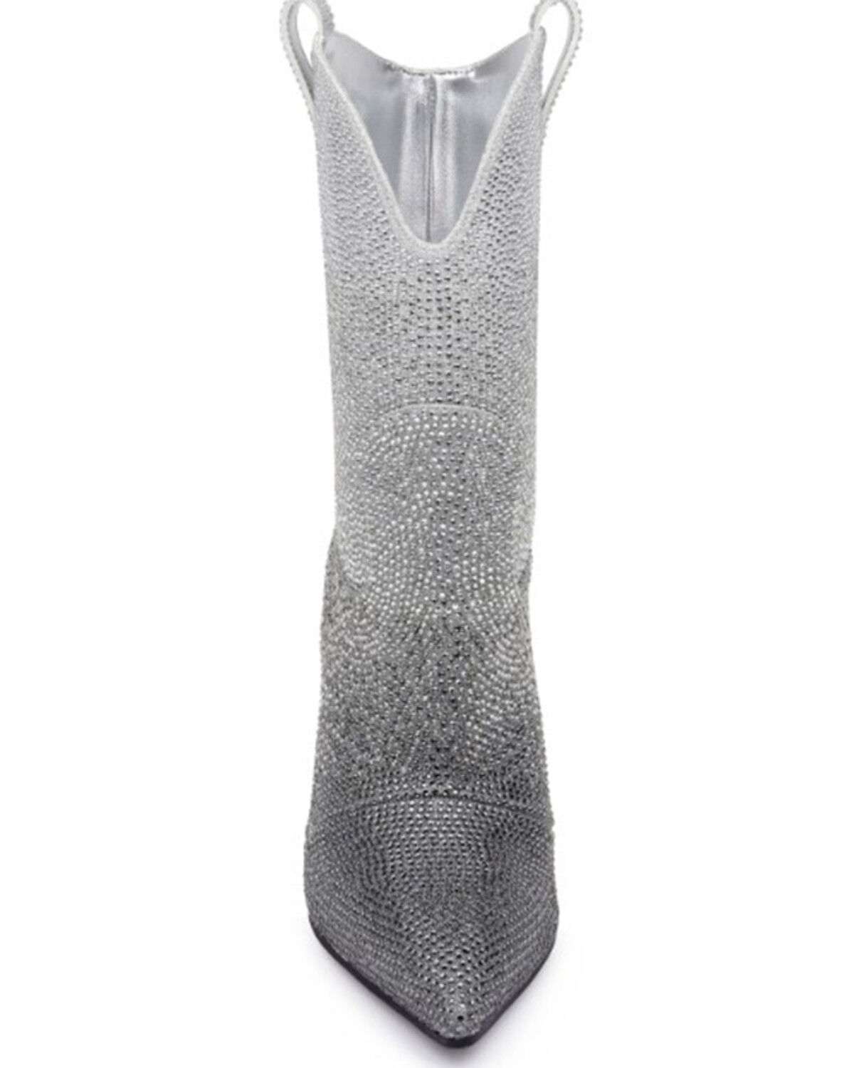 Image #3 - DanielXDiamond Women's Johnny Guitar Western Boots - Round Toe, Grey, hi-res