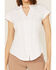 Scully Women's Cap Sleeve Peruvian Cotton Top, White, hi-res