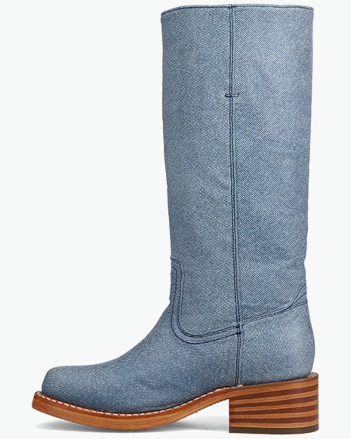 Image #3 - Frye Women's Campus 14L Fashion Boots - Round Toe, Light Blue, hi-res
