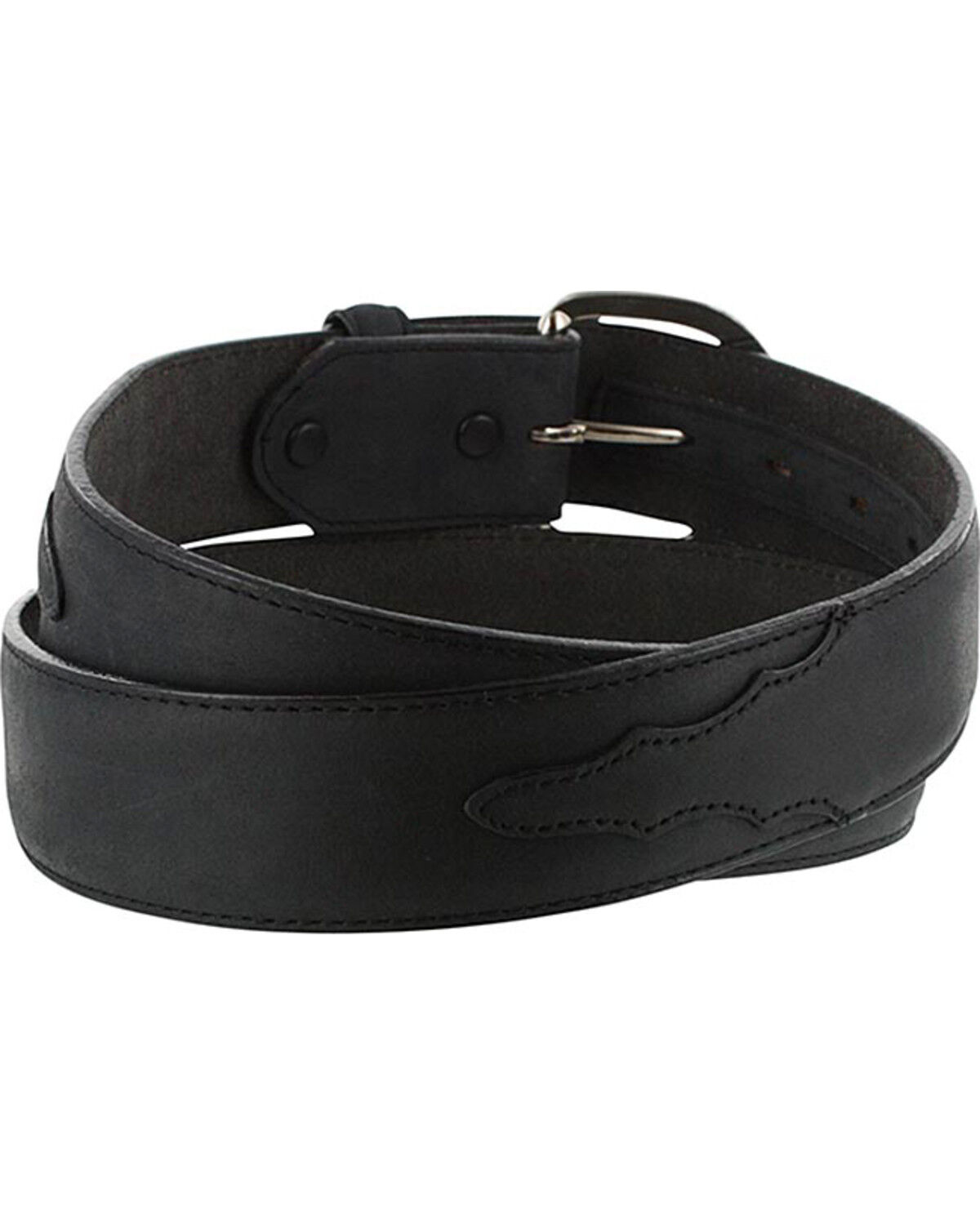 Image #3 - Justin Men's Leather Overlay Belt, , hi-res