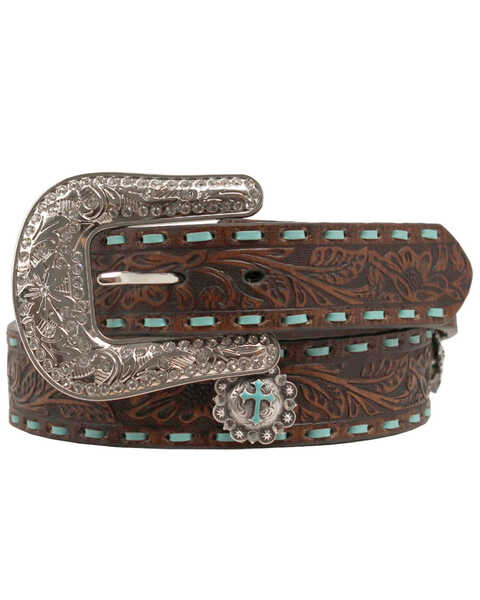 Prasacco Western Belt Cowgirl Belt Chain Belt Country Belt Metal Concho Belt Womens Belts for Jeans Dresses