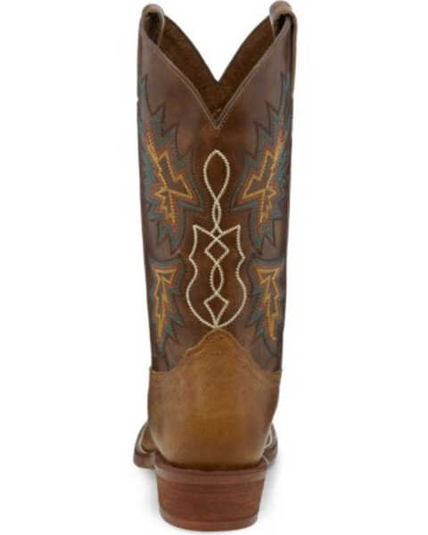 Image #2 - Nocona Men's 12" Vintage Western Boots - Square Toe, Tan, hi-res