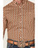 Image #3 - RANK 45&reg; Men's Manvel Southwestern Print Long Sleeve Button-Down Stretch Western Shirt, Lt Brown, hi-res