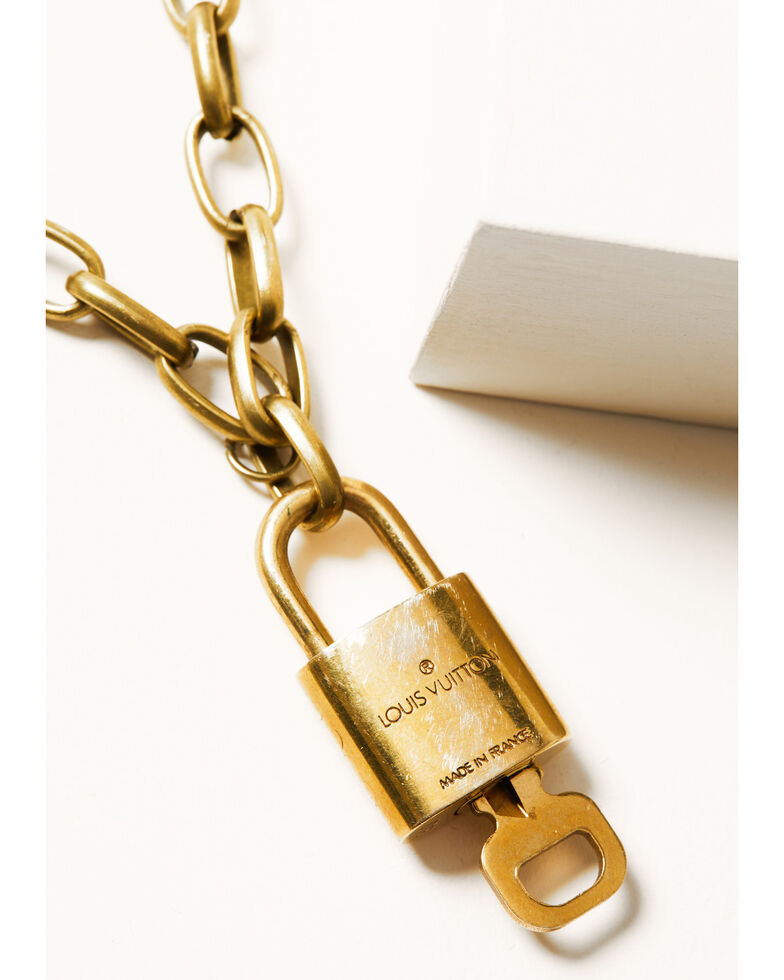 Keep it Gypsy Women's Louis Vuitton Lock Key Necklace |