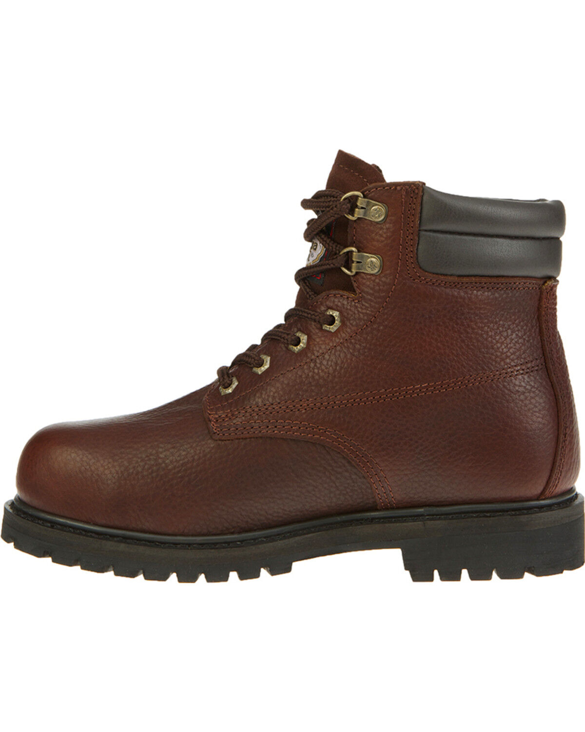 Image #3 - Georgia Boot Men's Oiler Waterproof 6" Work Boots - Steel Toe, Brown, hi-res