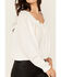 Image #3 - Wild Moss Women's Lace Detail Peasant Top, White, hi-res
