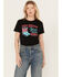 Image #1 - Kerusso Women's Boot Scootin Short Sleeve Graphic Tee, Black, hi-res
