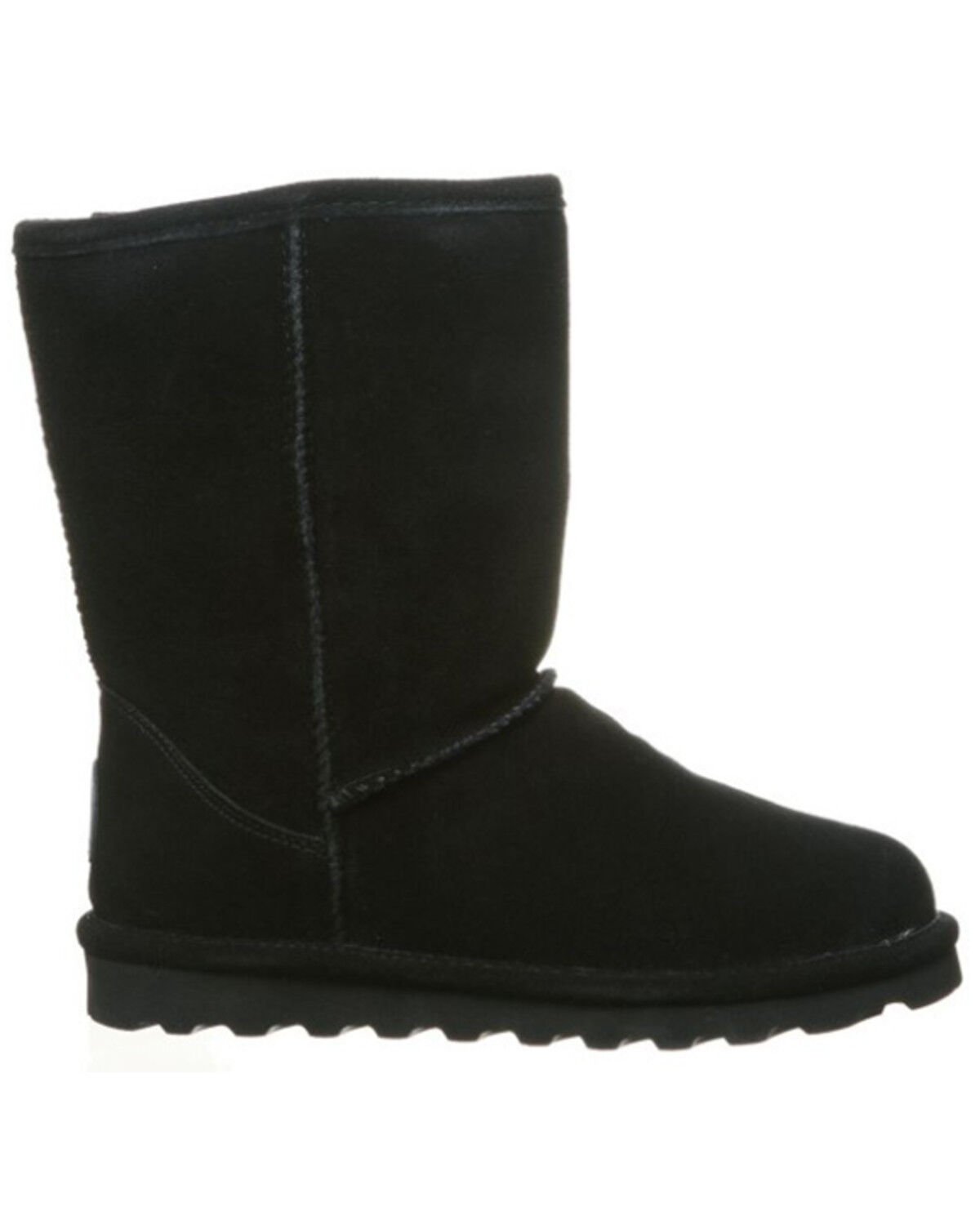 Image #2 - Bearpaw Women's Elle Short Wide Boots - Round Toe, Black, hi-res