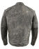 Image #3 - Milwaukee Leather Men's Distressed 2-in-1 Concealed Carry Leather Jacket , Brown, hi-res