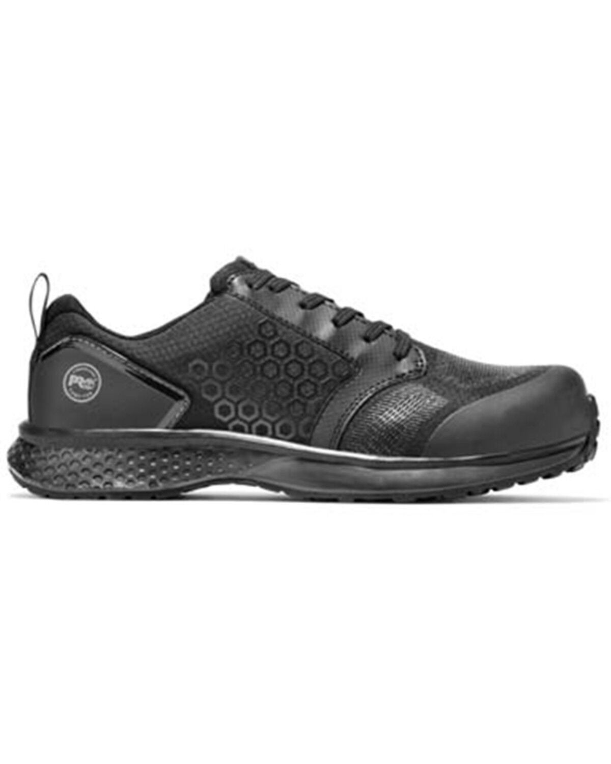Image #1 - Timberland PRO Men's Reaxion Work Sneakers - Composite Toe, Black, hi-res