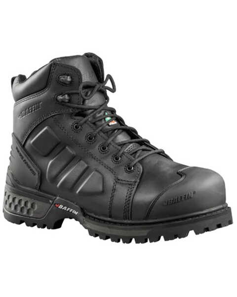 Image #1 - Baffin Men's Monster 6" (STP) Waterproof Work Boots - Composite Toe, Black, hi-res