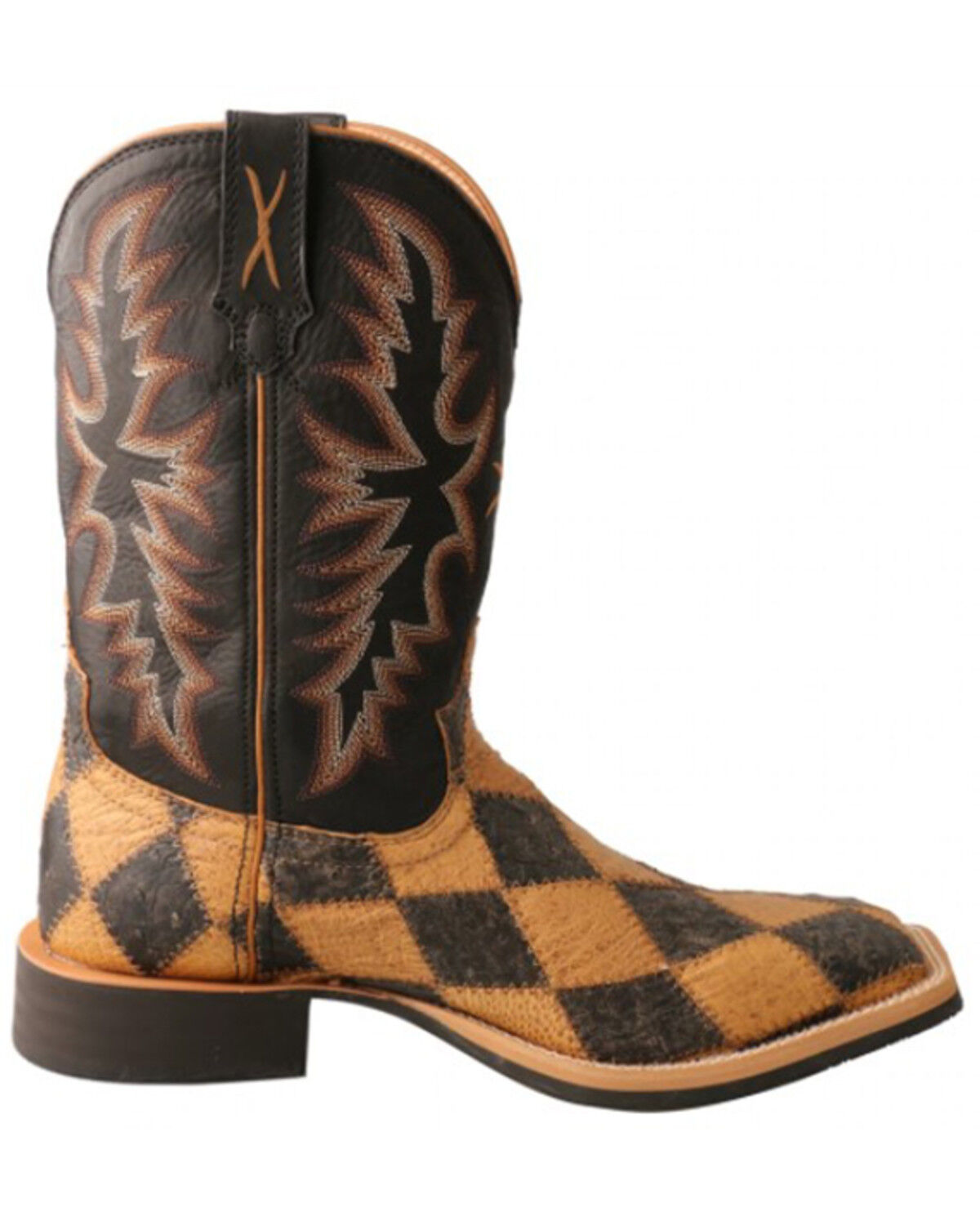 【★安心の定価販売★】 - Boots Western Stock Ruff Men's X Twisted Broad Toe Square ヘアアクセサリー