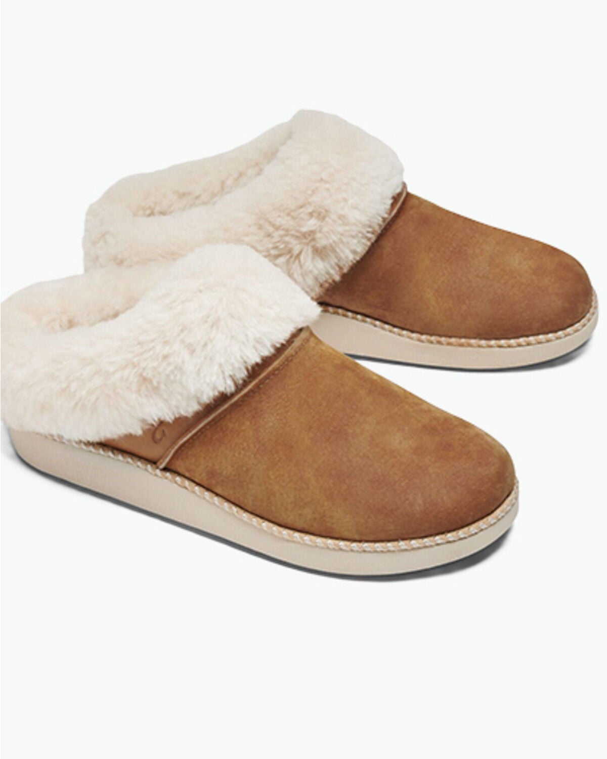 Image #1 - OluKai Women's Ku'i Slippers, Tan, hi-res