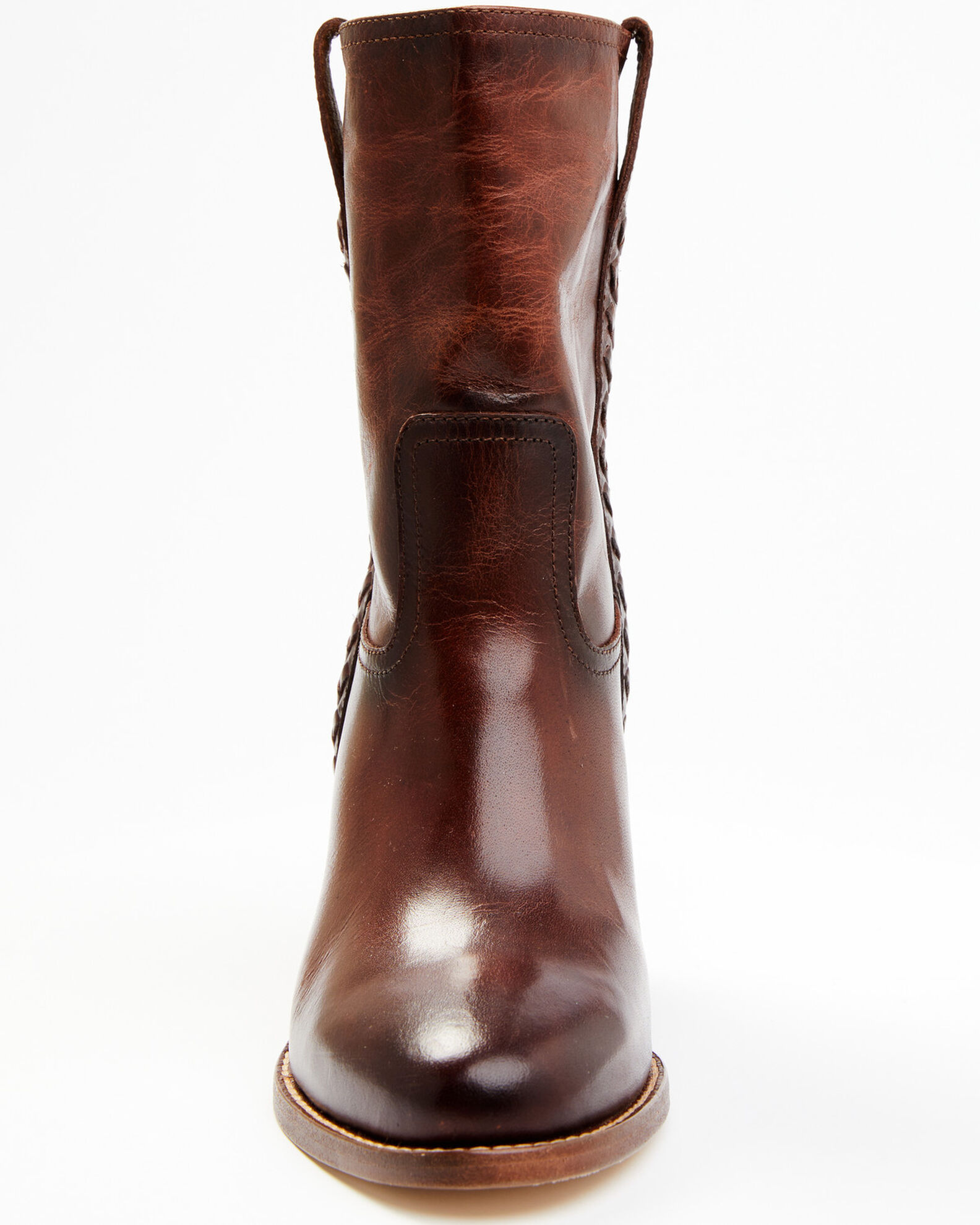 Image #4 - Cleo + Wolf Women's Cranberry Western Boots - Round Toe, Wine, hi-res