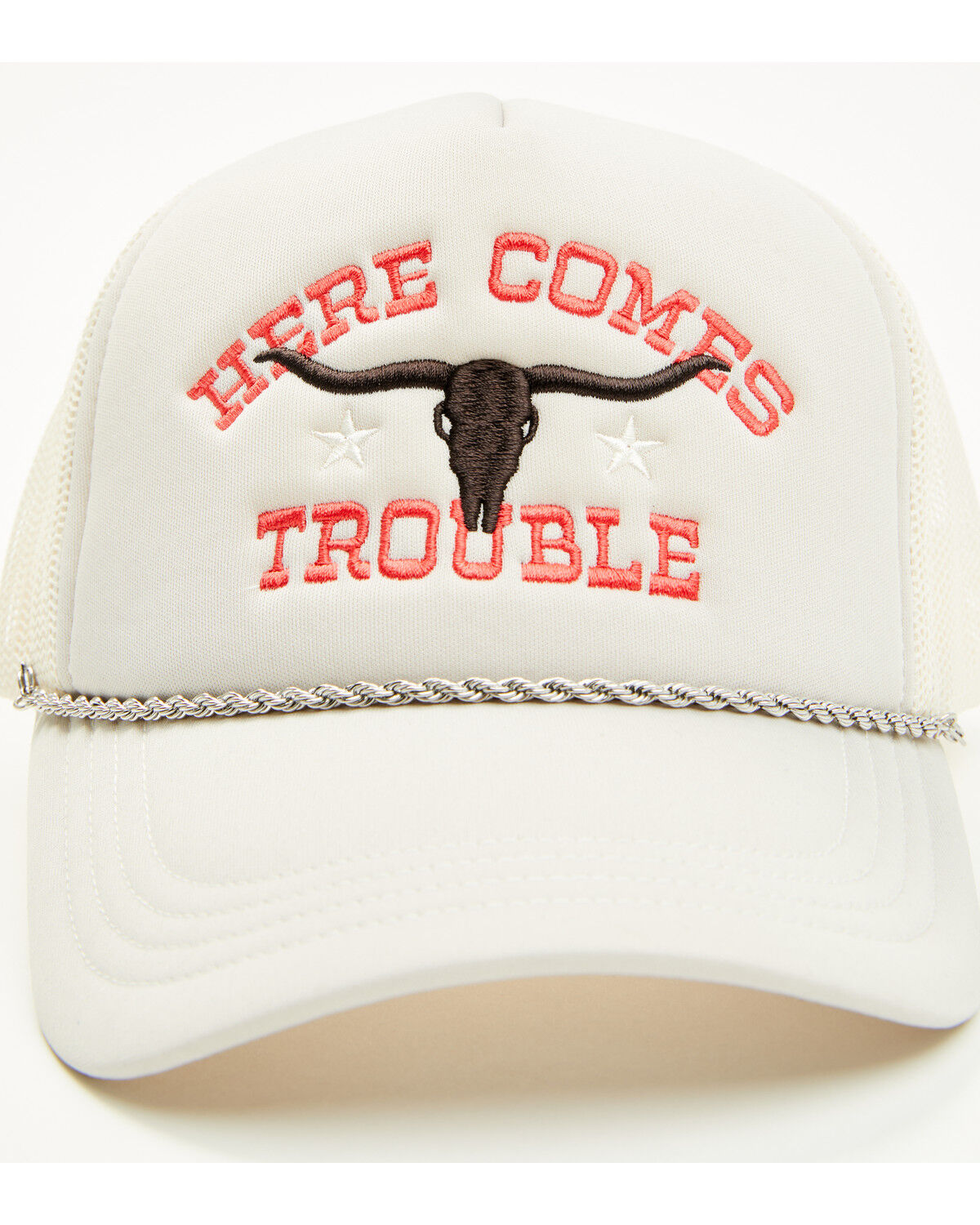 Image #2 - Idyllwind Women's Here Comes Trouble Ball Cap, Brown, hi-res