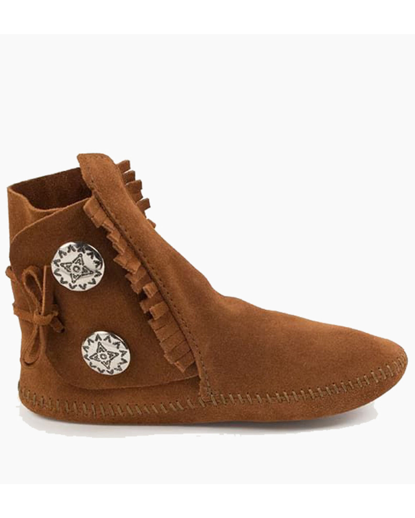 Minnetonka moccasins double bottom softsole top