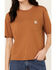 Image #3 - Carhartt Women's Loose Fit Lightweight Short Sleeve T-Shirt , Tan, hi-res