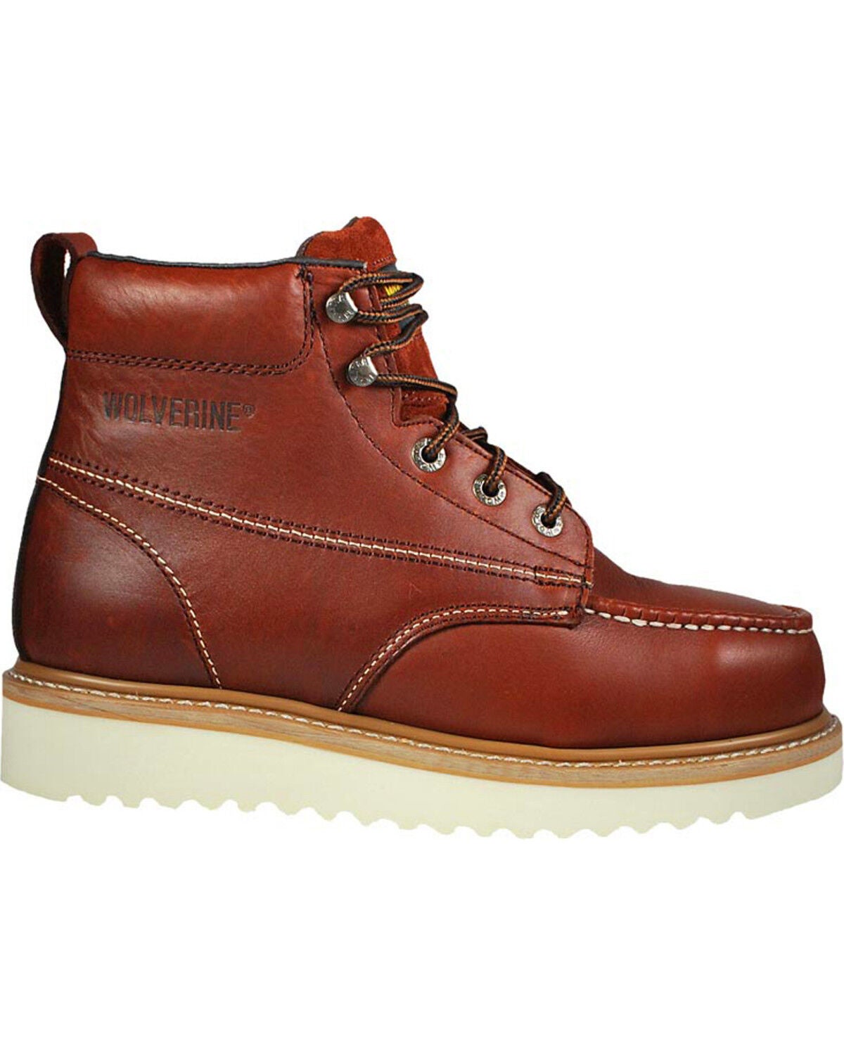 Wolverine Men's T-Bone Work Boots - Steel Toe, Rust Copper, hi-res