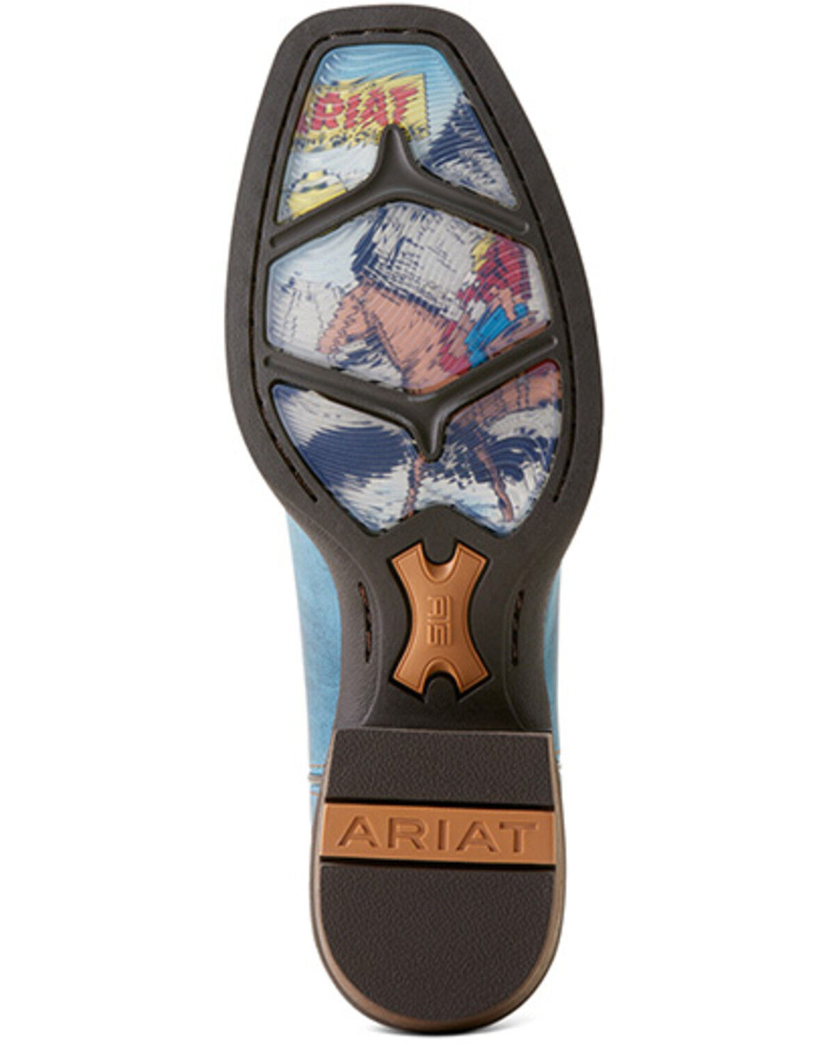 Image #5 - Ariat Women's Decatur Western Boots - Square Toe, Blue, hi-res