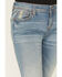 Image #2 - Shyanne Girls' Medium Wash Shayla Bootcut Stretch Denim Jeans, Medium Wash, hi-res