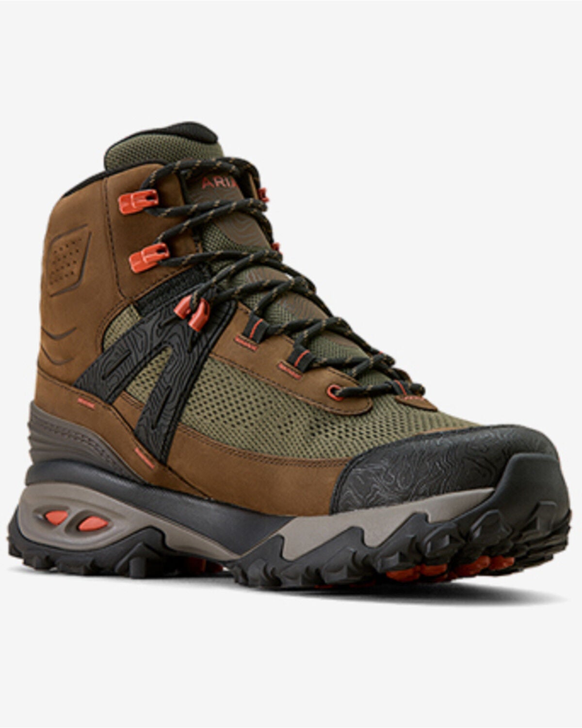 Image #1 - Ariat Men's 6" Traverse Mid Waterproof Hiking Boots - Soft Toe, Brown, hi-res