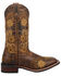 Image #2 - Laredo Women's Secret Garden Western Performance Boots - Broad Square Toe, Brown, hi-res