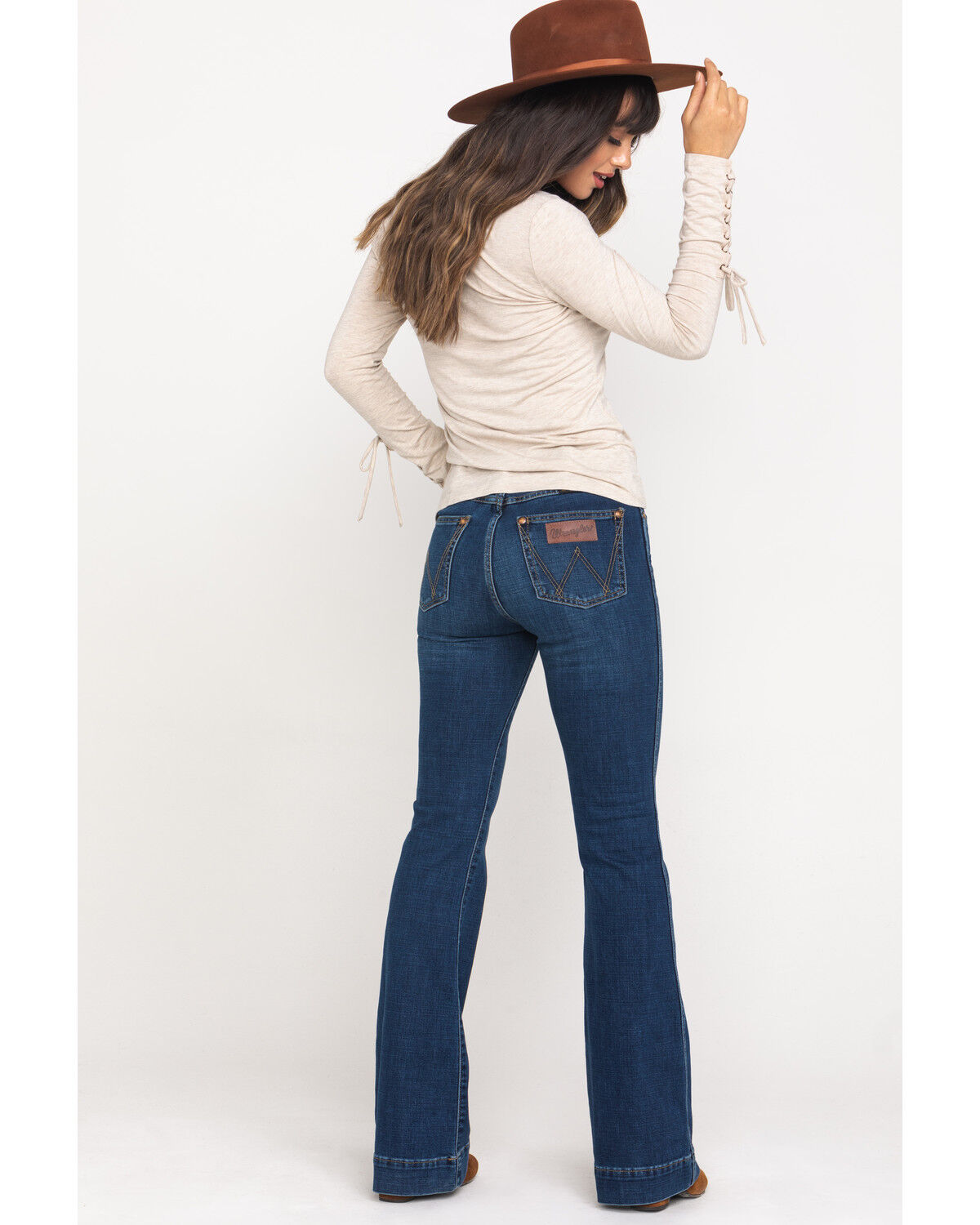 Wrangler retro high rise trouser clearance