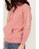 Image #3 - Ariat Women's Boot Barn Exclusive Logo Hoodie, Rose, hi-res
