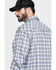 Cinch Men's FR Lightweight Check Print Long Sleeve Pearl Snap Work Shirt , White, hi-res