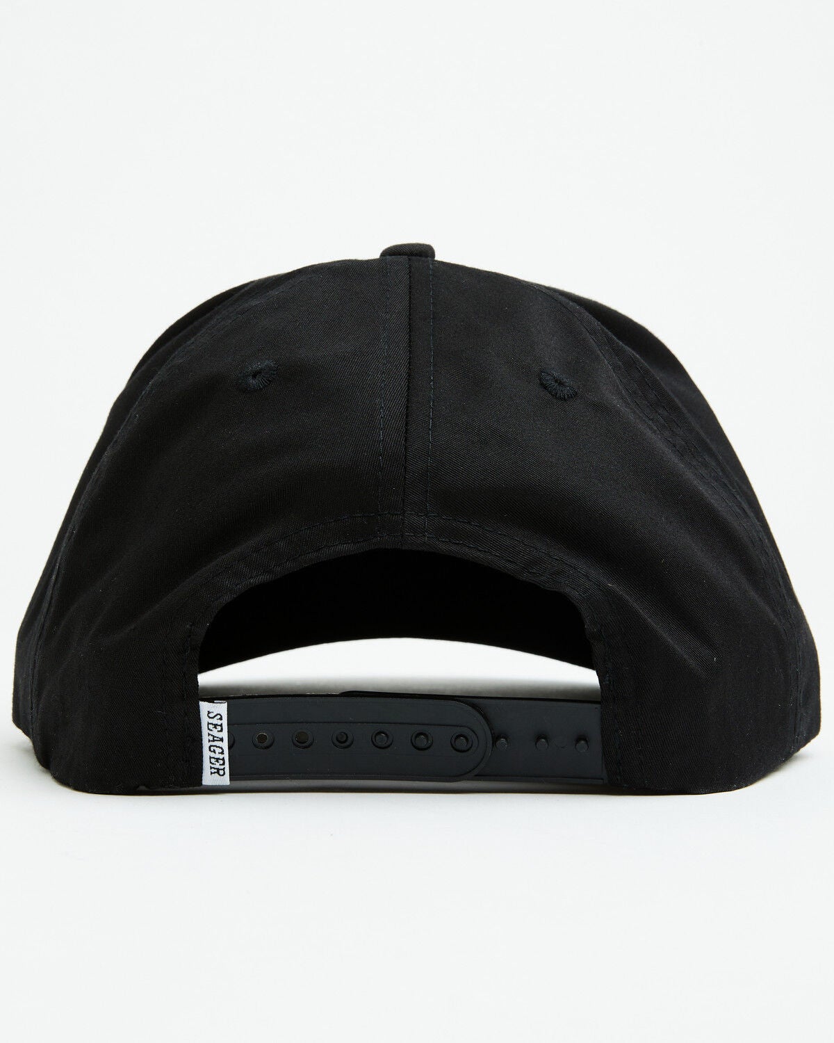 Image #3 - Seager Men's Branded Ball Cap, Black, hi-res