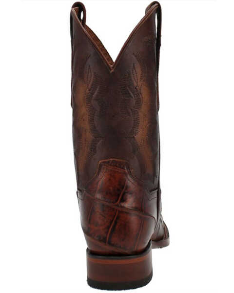 Image #5 - Dan Post Men's Akers Western Boots - Broad Square Toe, Cognac, hi-res