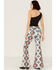 Image #3 - Ranch Dress'n Women's Santa Fe Southwestern Super Flare Jeans, Multi, hi-res