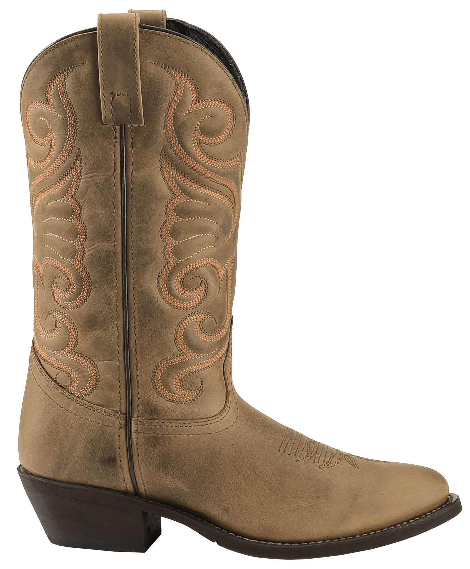 Image #2 - Laredo Women's Bridget Western Boots - Round Toe, Tan, hi-res