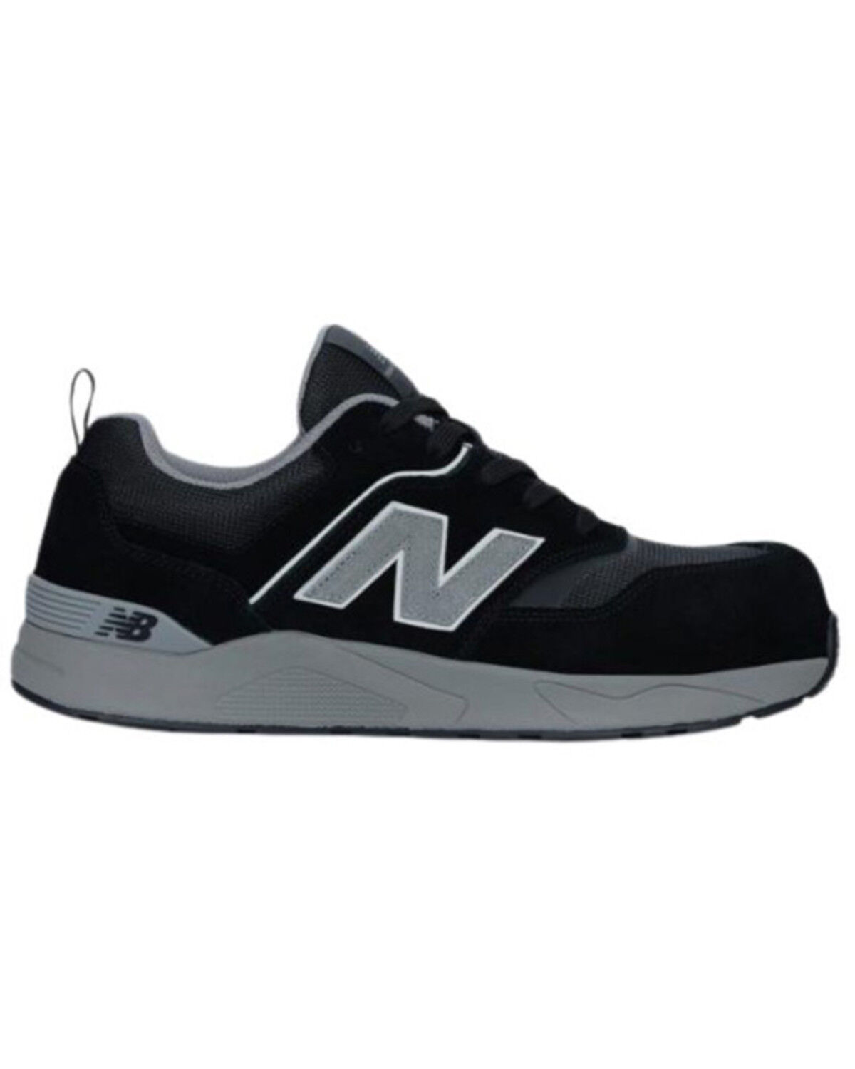 Image #2 - New Balance Men's Elite Lite Work Shoes - Composite Toe, Black/grey, hi-res