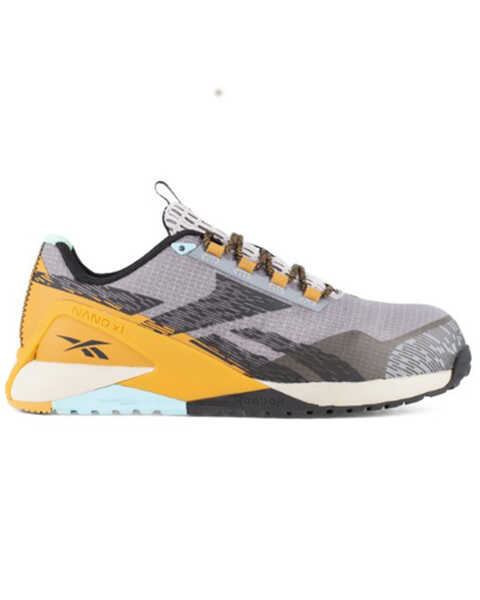Image #2 - Reebok Men's Nano X1 Adventure Athletic Work Shoes - Composite Toe, Light Grey, hi-res