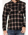 Image #3 - Brixton Men's Bowery Stretch Plaid Print Long Sleeve Button-Down Flannel Shirt, Black, hi-res