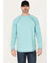 Image #1 - Cody James Men's FR Solid Long Sleeve Raglan Work T-Shirt , Teal, hi-res