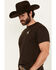 Image #2 - Riot Society Men's Embroidered Bucking Bronco Short Sleeve T-Shirt, Brown, hi-res